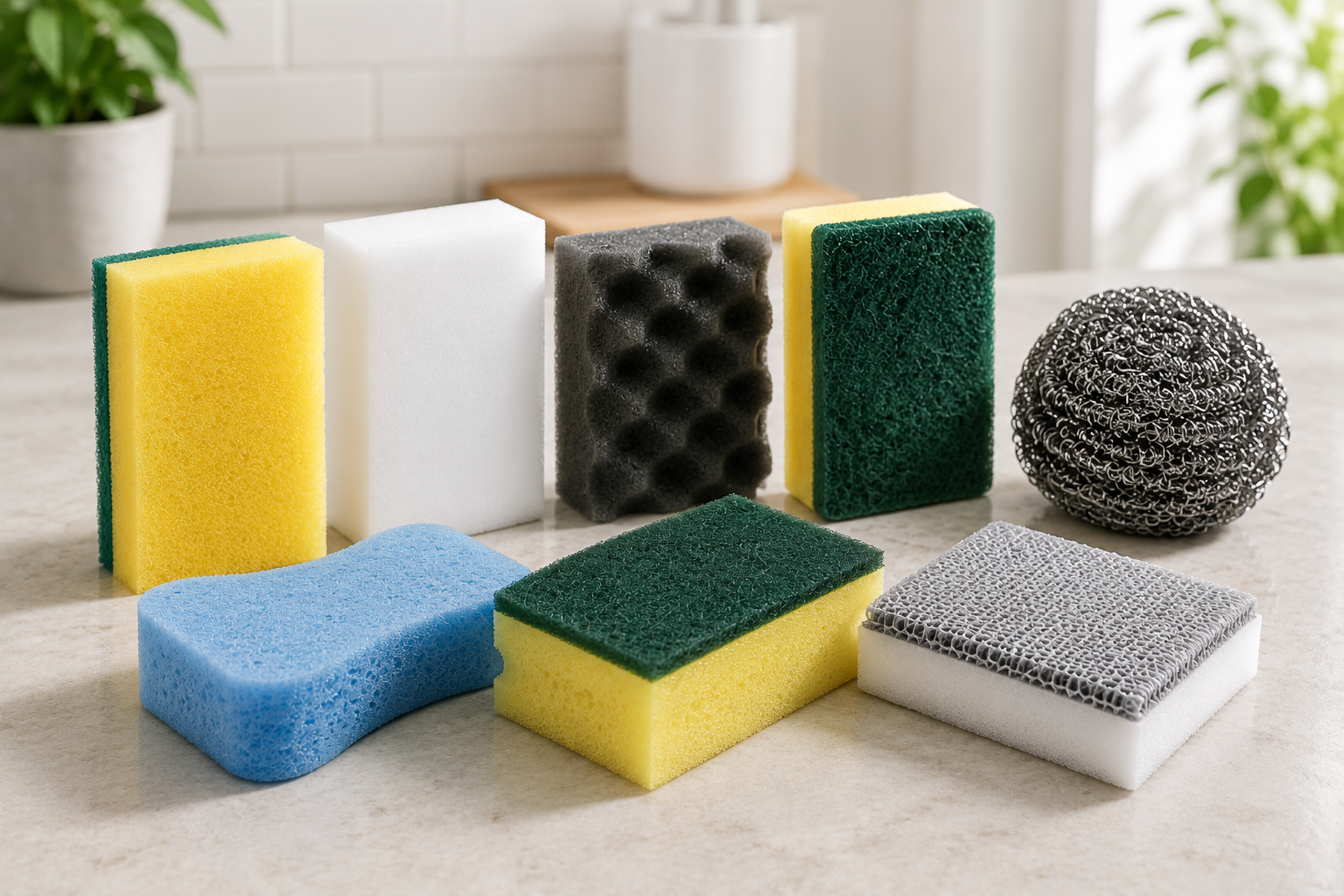 Tipos de esponja: qual é a ideal para cada limpeza?